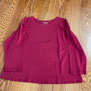 Lane Bryant burgundy top 18